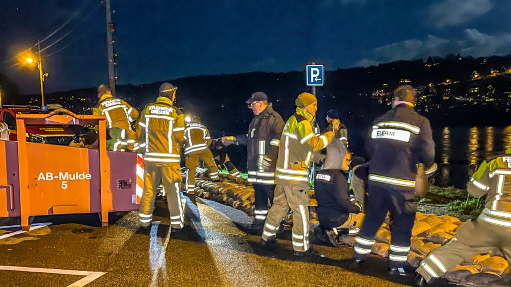 Alarmstufe Rot Radebeul und Umgebung im Griff von Sturm und Hochwasser