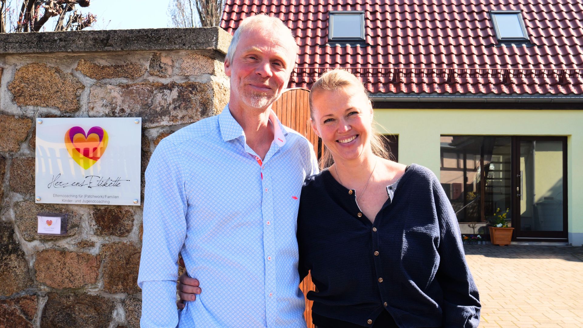 Betty Hedrich und Ronny Gocht von Herzensetikette aus Radebeul im März 2025