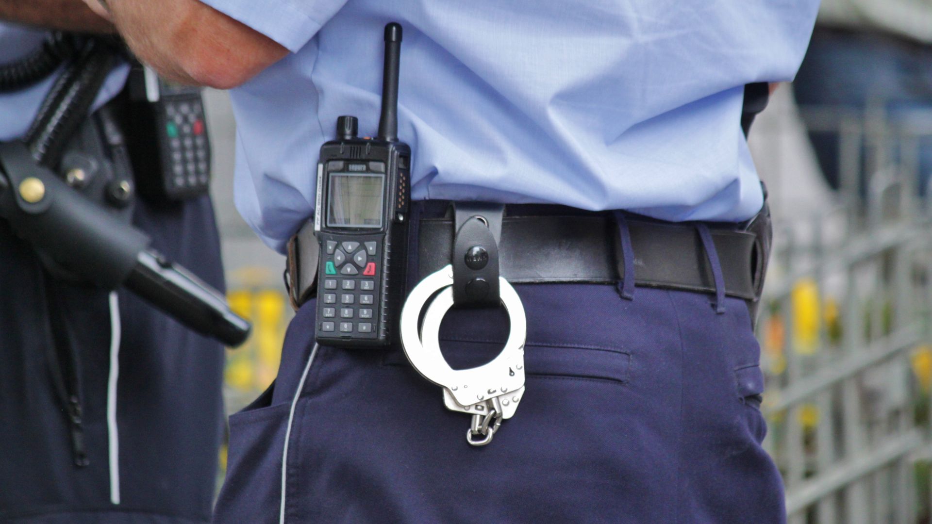 Polizei Funkgerät Hose