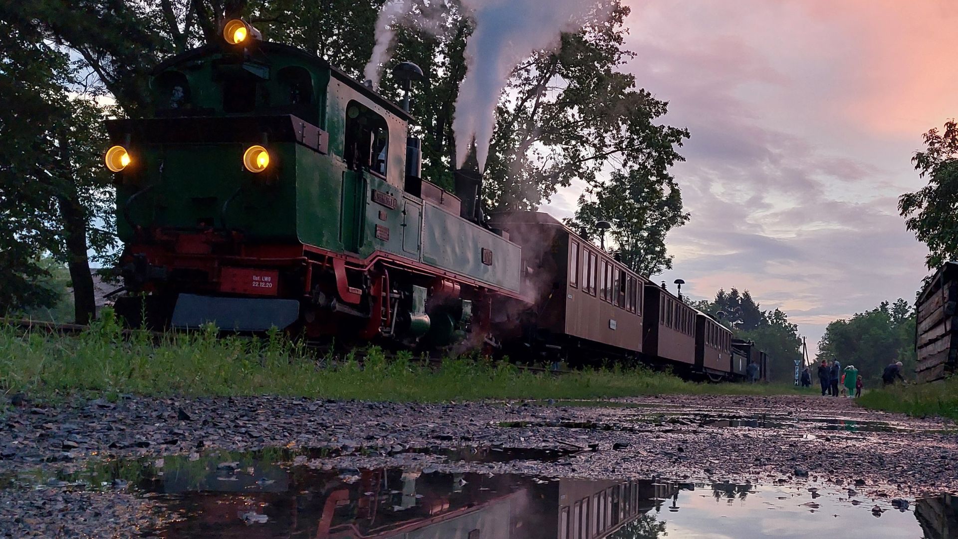 Sommer-Abendfahrt mit der Traditionsbahn Radebeul