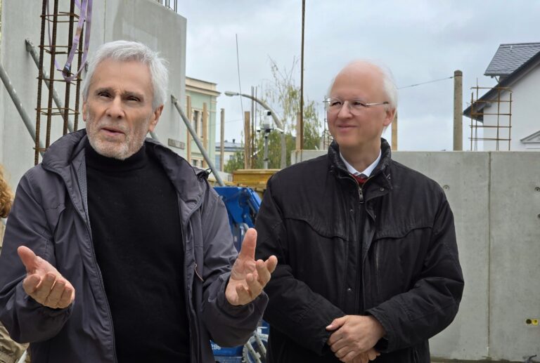 Grundsteinlegung neuer Anbau am Karl-May-Museum Radebeul.