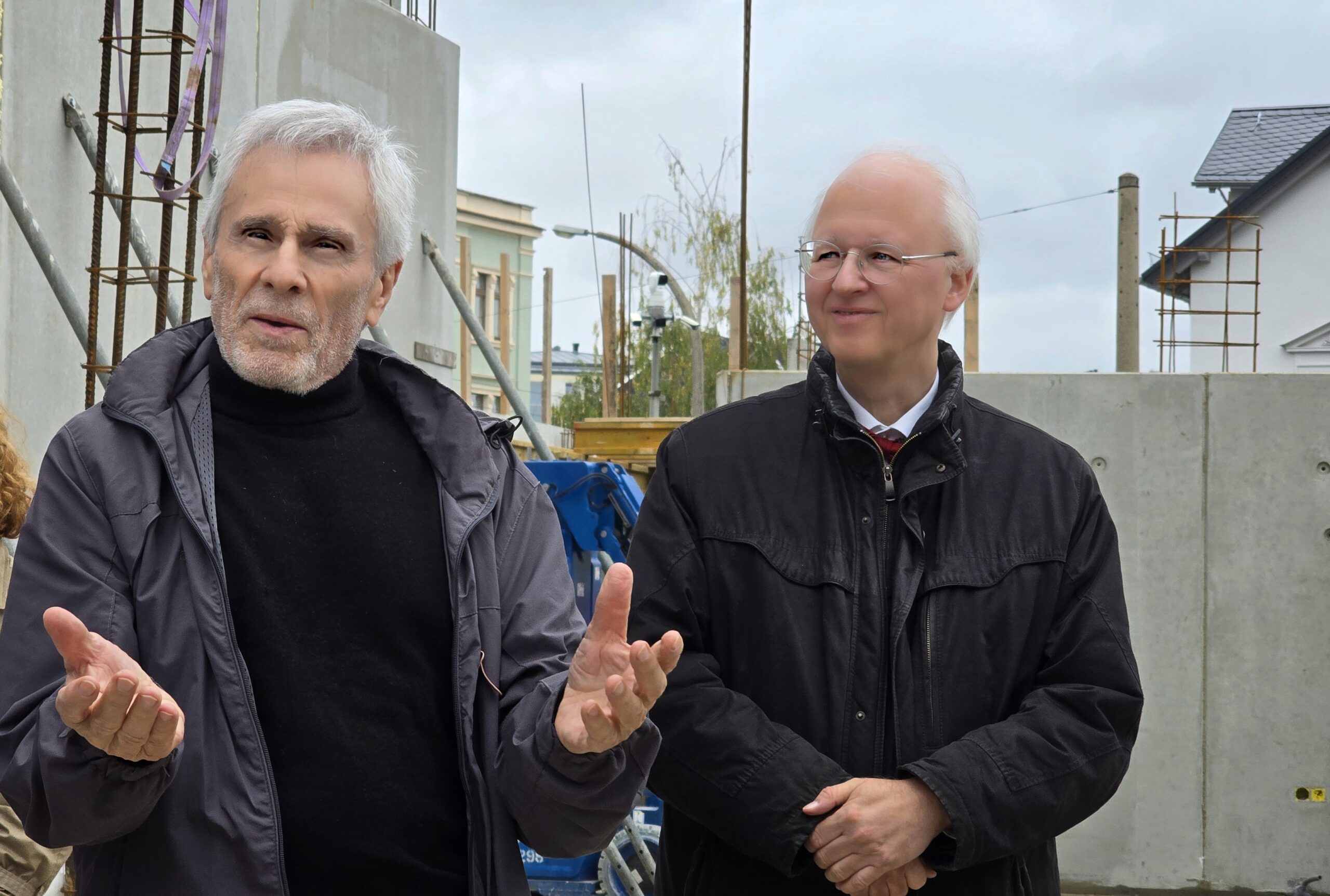 Grundsteinlegung neuer Anbau am Karl-May-Museum Radebeul.