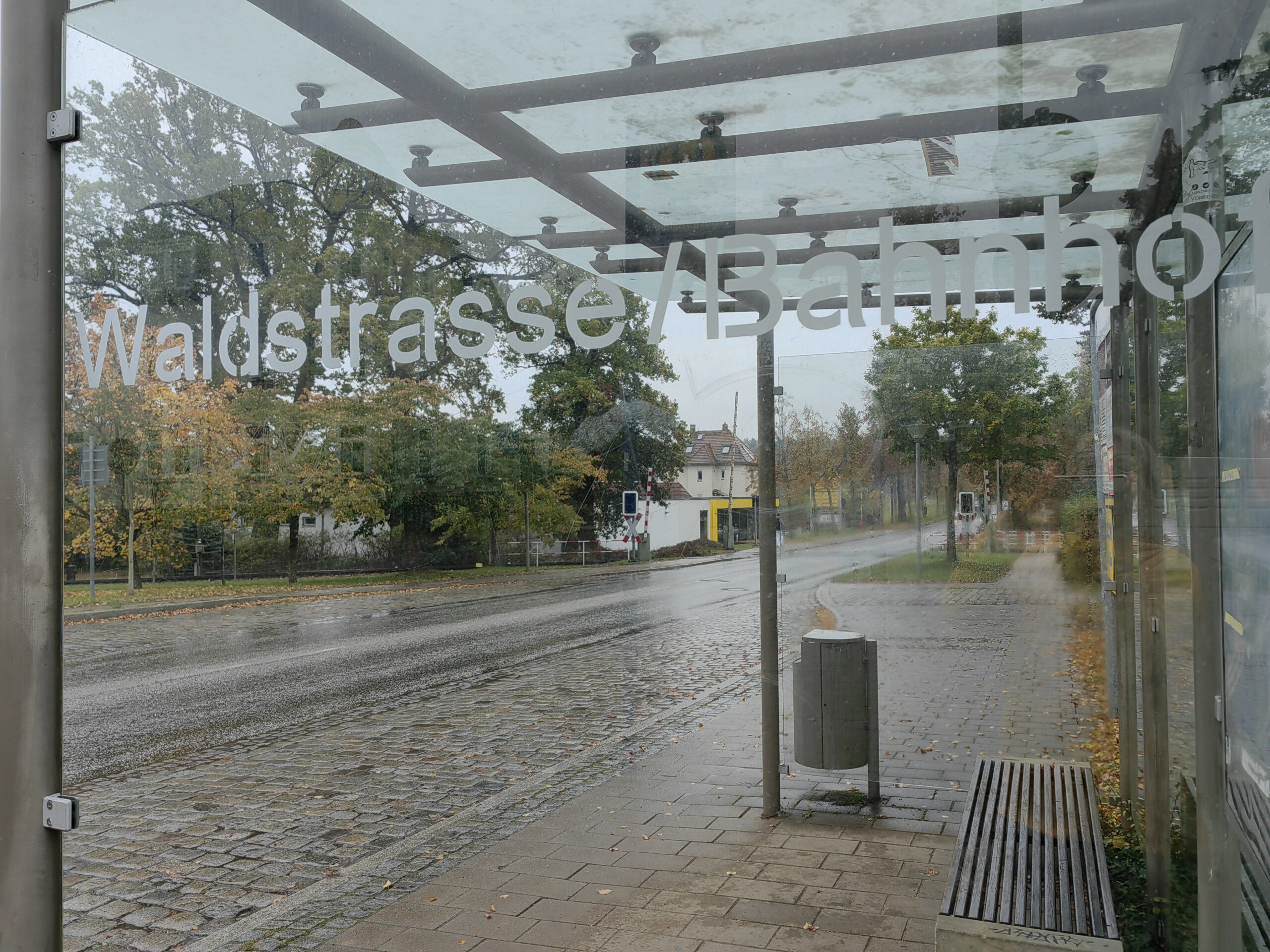 Haltestelle am Lindengarten in Moritzburg