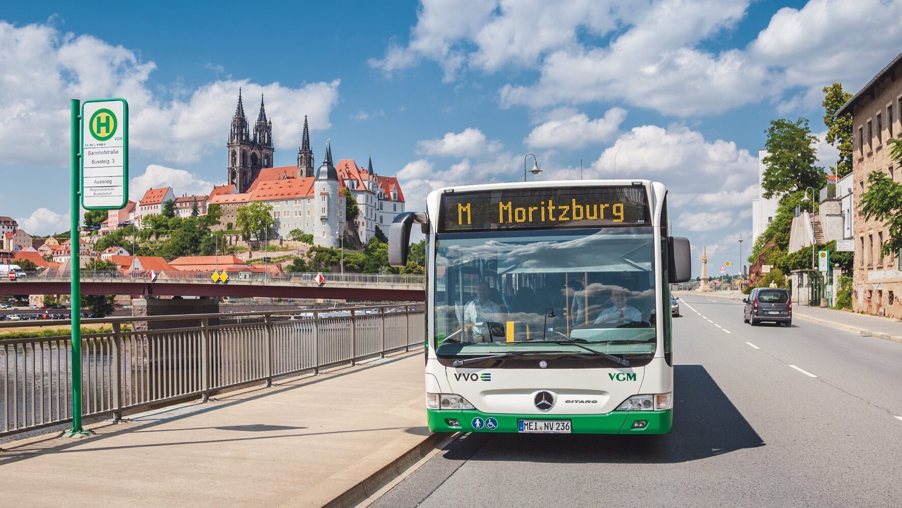 Die Linie M ist eine wichtige Anbindung nach Moritzburg und in den Dresdner Norden. Foto © Lars Neumann