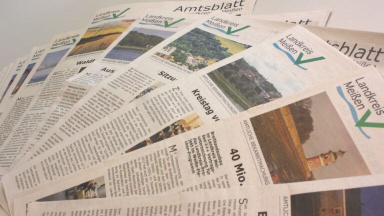 Das Amtsblatt wird nicht mehr ausgetragen. Foto: © Stadt Meißen