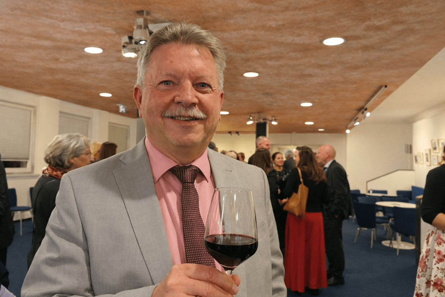 OB Bert Wendsche beim Neujahrsempfang. Foto © rdbl-aktuell