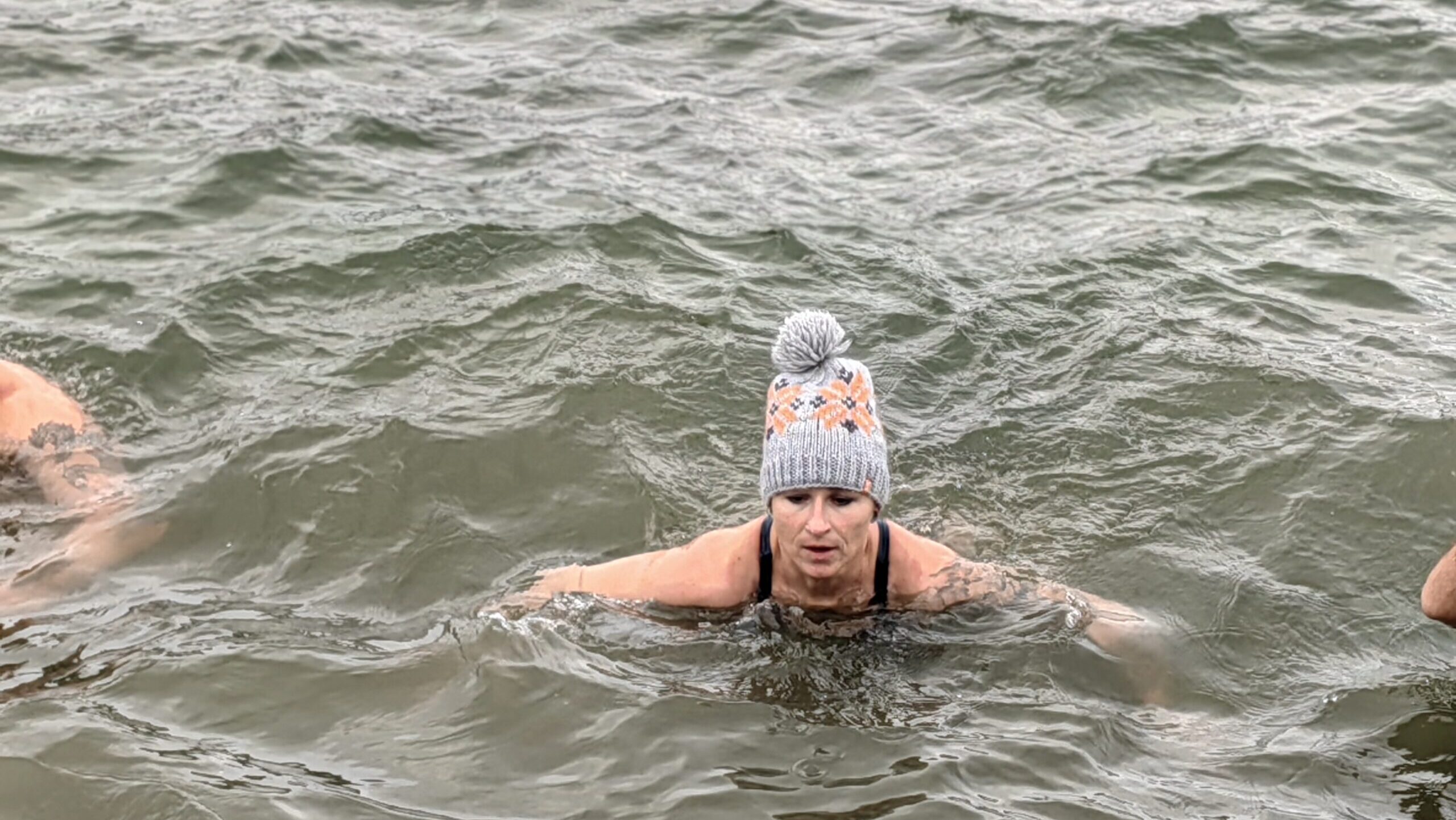 Der Stausee Cossebaude ist auch bei den Eisbadern beliebt. Foto © Branczeisz