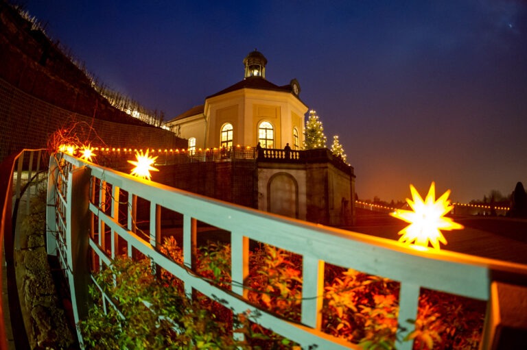 Lichterfest auf Schloss Wackerbarth. Foto: © Arvid Müller