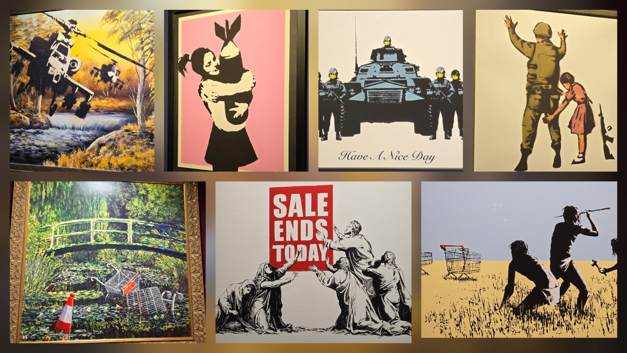 Wer einen Faible für Streetart hat, sollte sich diese Ausstellung nicht entgehen lassen. Foto © by Banksy