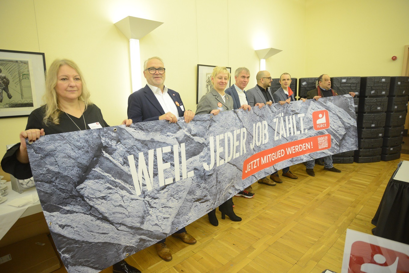 Die IGBCE läuft Sturm gegen die Pläne des Eigentümers Aequita. Foto © IGBCE