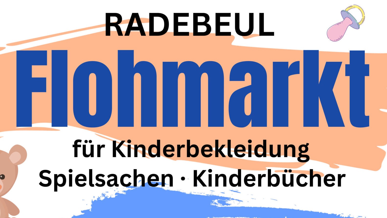 Großer Frühjahrs- und Sommersachen-Flohmarkt im Kindergarten Geschwister Scholl. Quelle © Hanke