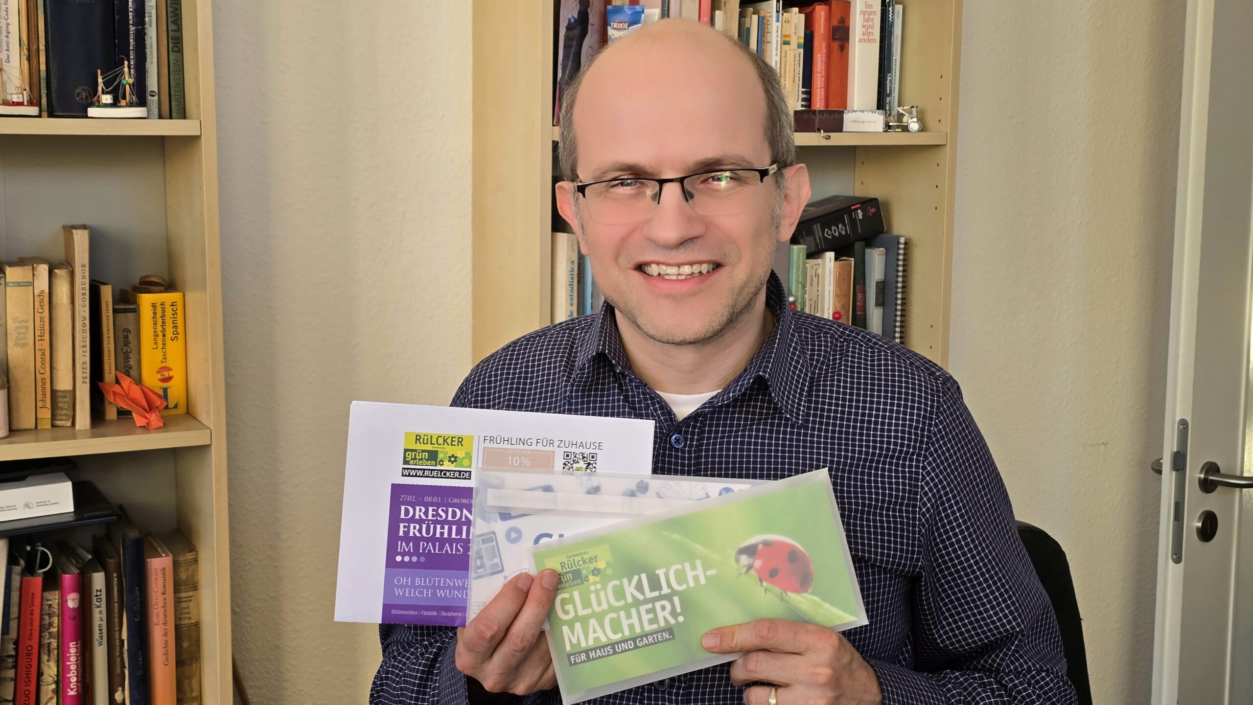 Der Radebeuler Rico Berthold hat den zweiten Preis beim Gedichte-Wettbewerb "Dresdner Frühling" gewonnen.