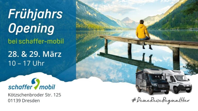 Reiselust pur: Dresden startet mit Caravaning-Event in den Frühling