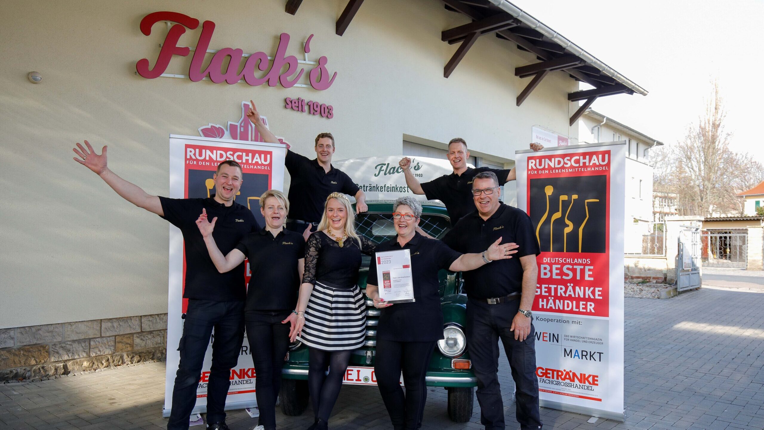 Flack`s ist 2023 Deutschlands bester Getränkehändler geworden. Foto © Adrian Ludwig