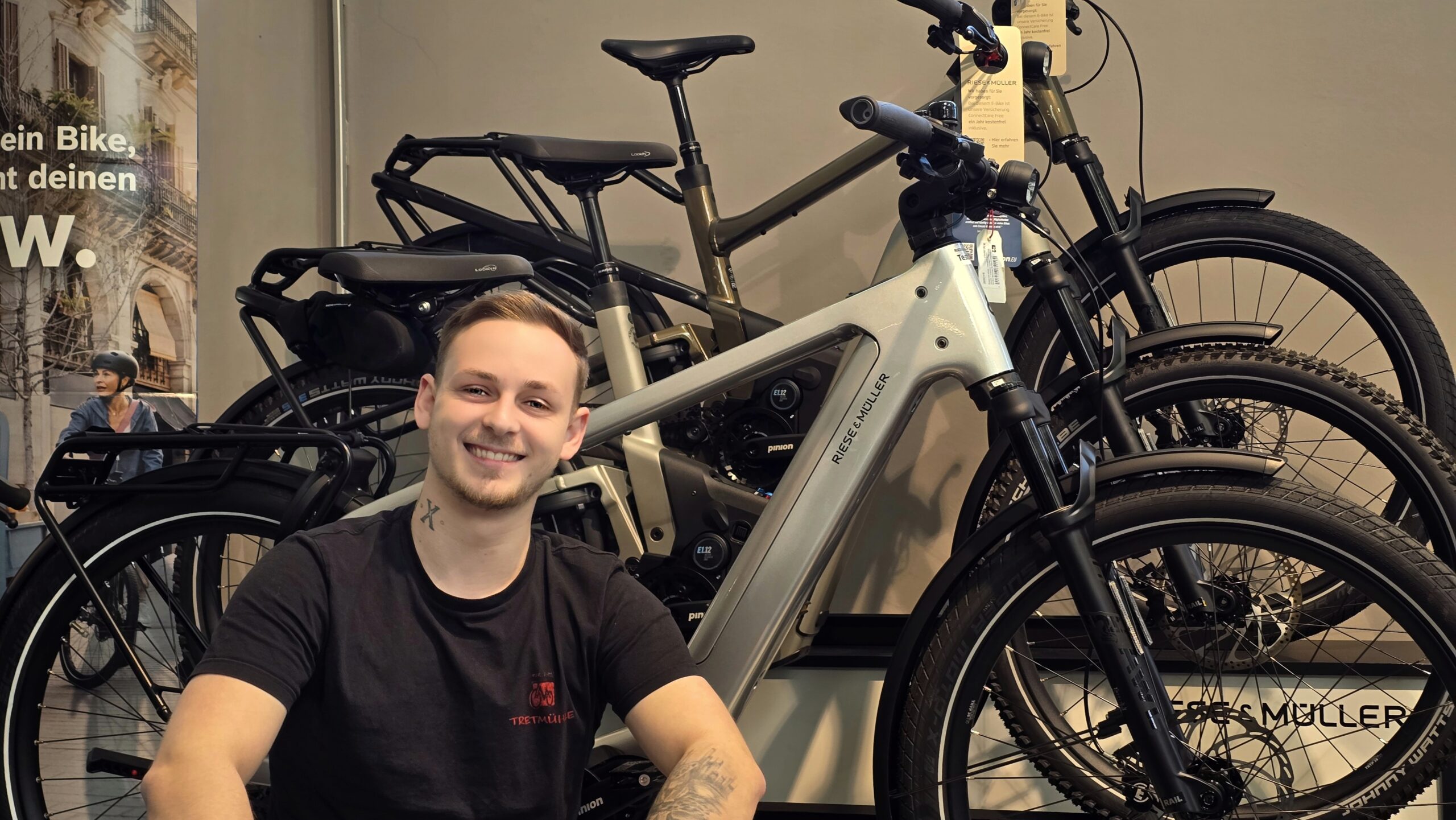 Nick Röthig erwartet Euch in der Tretmühle zur Jubiläumsaktion. Foto © Branczeisz