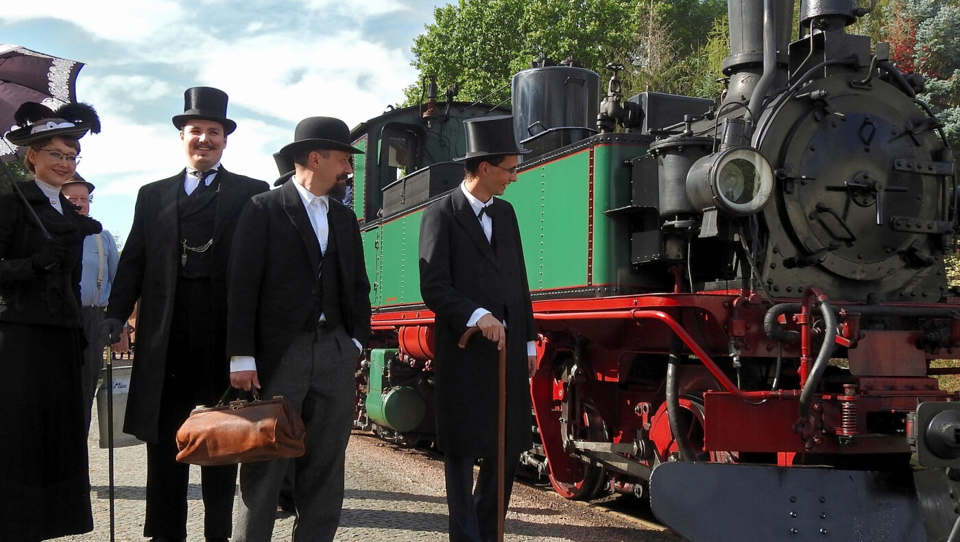 Die Traditionsbahn Radebeul lädt am 4. und 5. Juli zu nostalgischen Ausflugsfahrten ein. Foto © TTK