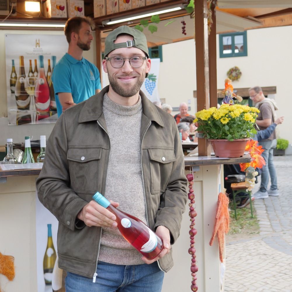 Felix Müller vom Winzergenossenschaft Meißen – Foto © C. Nitsche