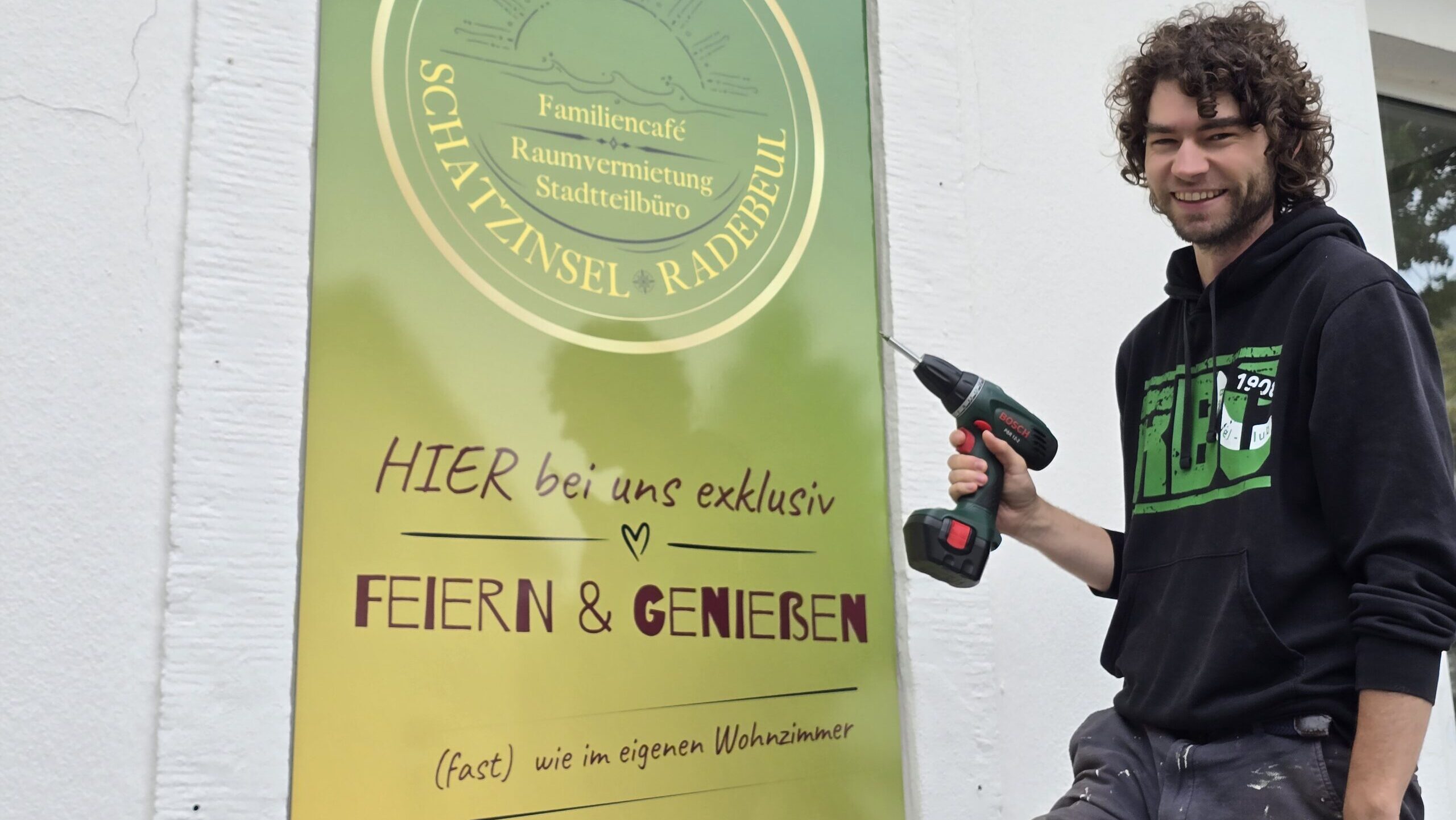 Jakob Auenmüller eröffnet demnächst Familientreff und Stadtteilbüro in Radebeul-Ost. Foto © Branczeisz