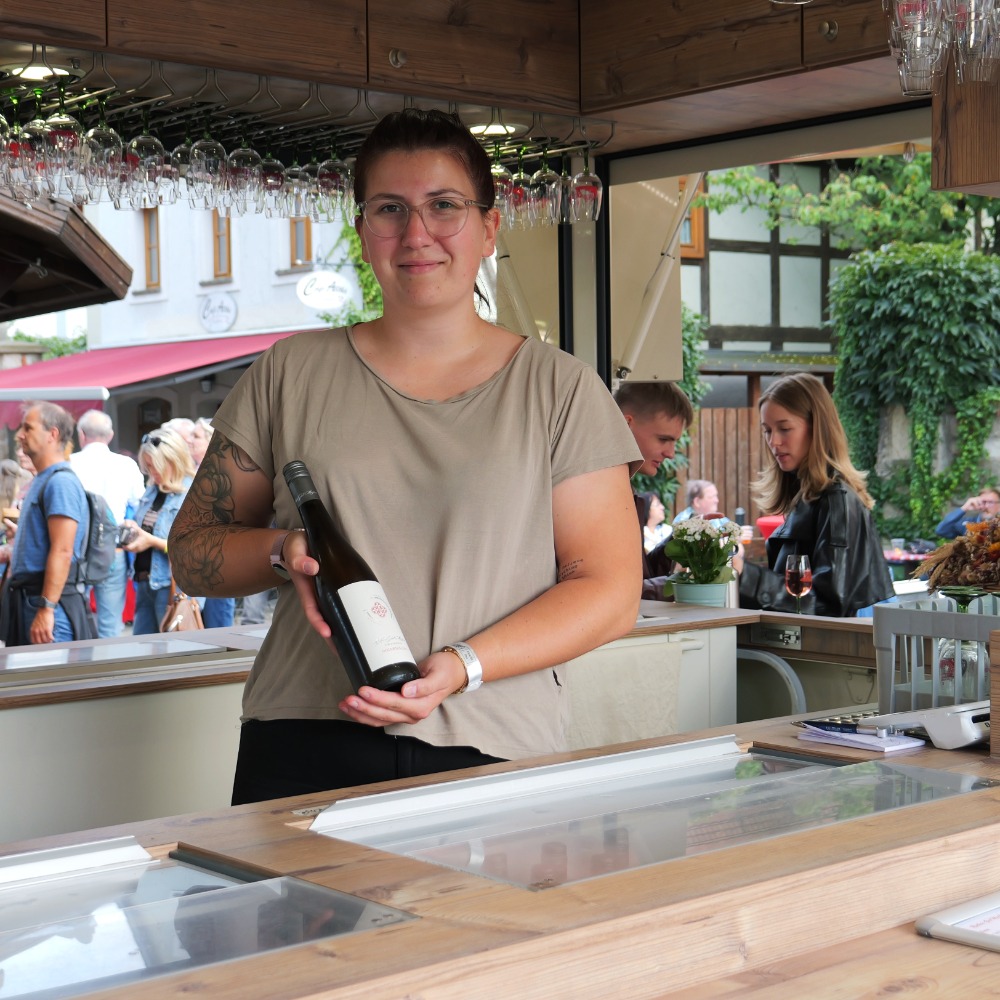 Maria Volland vom Weingut Rotes Gut – Foto © C. Nitsche